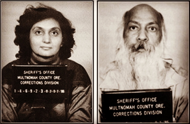 Sheela and Rajneesh